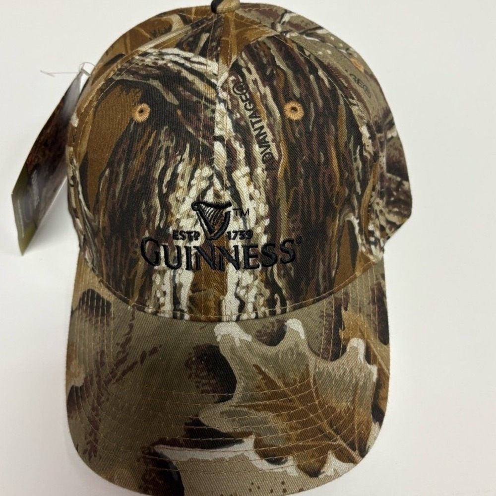 Guinness Camo Trucker Hat HeadToToe Advantage Camo Brown Green V2421 Mens OSFM